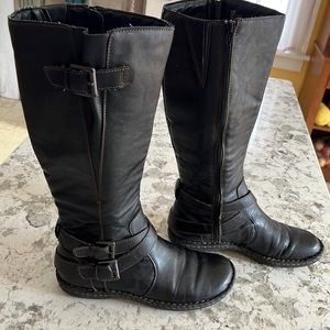 BOC Black Tall Boots 8.5